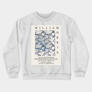 William Morris Wallflower Pattern 1890, William Morris Floral Exhibition Wall Art Design Crewneck Sweatshirt